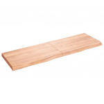 Seinariiul, helepruun, 160 x 50 x (2-6) cm, t&ouml;&ouml;deldud tammepuit