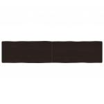 Lauaplaat, tumepruun, 180 x 40 x (2-6) cm, t&ouml;&ouml;deldud t&auml;ispuit