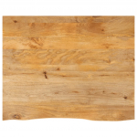 Lauaplaat, naturaalse servaga, 110 x 80 x 3,8 cm, mangopuit