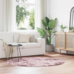 K&otilde;rge narmaga shaggy vaip, navarra, tolmune roosa, 160x160 cm