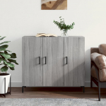 Puhvetkapp, hall sonoma tamm, 90 x 34 x 80 cm, tehispuit