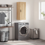 Seinakapp, sonoma tamm, 34,5 x 34 x 90 cm, tehispuit