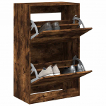 Jalatsikapp, suitsutatud tamm, 60 x 34 x 96,5 cm, tehispuit