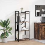 Raamatukapp suitsetatud tamm 56 x 34 x 133,5 cm tehispuit