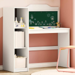Kriiditahvli laud riiuliga valge 120 x 45 x 118,5 cm tehispuit