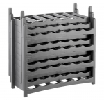 ROTHO Vario Wine Rack Anthracite - Stand for 6 Bottles