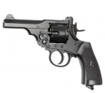 WEBLEY MKVI .455 Police cal.4.5 mm Diabolo cartridge 6-shot barrel 4&rsquo; CO2 Black Ekp to17J