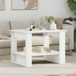 Kohvilaud valge 72 x 50 x 50 cm tehispuit