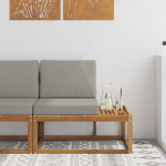 V&auml;lim&ouml;&ouml;bel l&otilde;ppdiivan padjaga neutraalne 91 x 63 x 73 cm