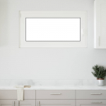 Keldriakendus risor valge 110 x 50 cm pvc ja klaas