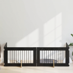 Koerav&auml;rav koos aluspuudega 4 pcs must tamm 100 x 60 cm