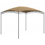 Lehtla 3x4x2,65 m, pruunikashall 180 g/m&sup2;