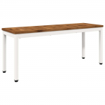 Aiapink 108,5 x 35 x 45 cm tugev akatsiapuu looduslik ja valge