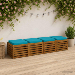 4-osalised istepad vught 4 pcs 100% pol&uuml;ester t&uuml;rkiis