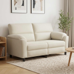 Diivan kreemjas 174 x 85 x 93 cm samet