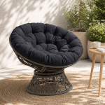 Papasan tooli vaip vianen 100% pol&uuml;ester tumesinine
