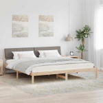 Beti raam peaga pruun ja taupe 200 x 200 cm m&auml;nnipuit