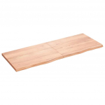 Seinariiul, helepruun, 160 x 60 x (2-4) cm, t&ouml;&ouml;deldud tammepuit