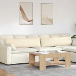 Diivanipadjad 2 pcs cream 145 x 40 cm korter kangas