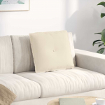 Seljatugi padi beež 50 x 45 cm mikrofiber kangas