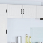 K&ouml;&ouml;gikapp 2 pcs kergelt l&auml;ikiv valge 50 x 31 x 40 cm tehispuit