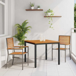 Aia s&ouml;&ouml;gilaudade komplekt 3 pcs hall ja pruun pol&uuml;rotang