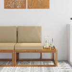 V&auml;lim&ouml;&ouml;bel l&otilde;ppdiivan padjaga neutraalne 91 x 63 x 73 cm