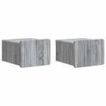 Seinale kinnitatav &ouml;&ouml;tis 2 pcs hall sonoma 33 x 34,5 x 24 cm