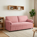 3-kohaline diivan roosa 198 x 83 x 95 cm samet
