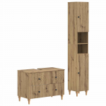 2-osaline vannitoa kapi komplekt alkmaar artisan tamm tehispuit