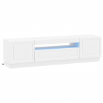 Led tv kapp valge tehispuit