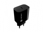 WALL CHARGER NATEC RIBERA 1X USB-C 20W BLACK