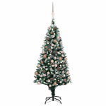 Tehisj&otilde;ulupuu koos led-de ja pallikomplekti ja k&auml;bidega 150 cm