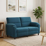 Diivan sinine 174 x 85 x 93 cm samet