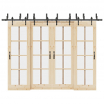 Liugukse tarvikute komplekt 305 cm terasest, must