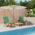 Terrassitooli istmepadjad 2 tk, roheline, oxford kangas
