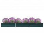 Taimelava, tsingitud teras, 480 x 80 x 45 cm, roheline