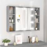 Peegelkapp lediga, hall sonoma tamm, 76 x 15 x 55 cm