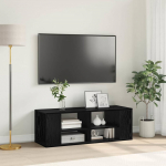 Seinale paigaldatav telerikapp must tamm 102 x 35 x 35 cm