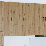 Seinakapp k&ouml;&ouml;ki riiuliga k&auml;sit&ouml;&ouml;puu 80 x 31 x 100 cm tehispuit