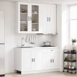 K&ouml;&ouml;k &uuml;ksus porto 4 pcs valge tehispuit