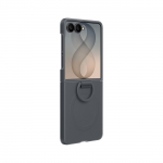 Samsung Silicone Ring Magnet Cover for Samsung Galaxy Z Flip 8 with MagSafe Compatible Ring - Black