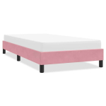 Voodiraam ilma madratsita roosa 80x210 cm samet