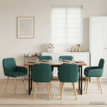S&ouml;&ouml;gitoa toolid 6 tk kangas tumeroheline 56,5 x 50 x 87,5 cm