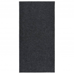 Mustust p&uuml;&uuml;dev vaipkate, 100 x 200 cm, antratsiit