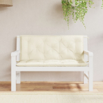 Aiapingi istmepadjad 2tk, kreemvalge, 120x50x7cm, oxford-kangas
