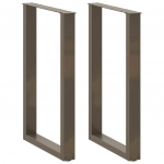 Baarilaua jalad u-kujulised 2 tk, naturaalne teras, 60 x (90&ndash;91) cm, teras