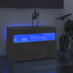 Telerialus led-tuledega, betoonhall, 60 x 35 x 40 cm