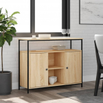 Kummut sonoma tamm 100 x 35 x 80 cm t&ouml;&ouml;deldud puit