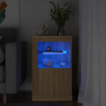 K&uuml;lgkapp led-valgustusega, sonoma tamm, tehispuit